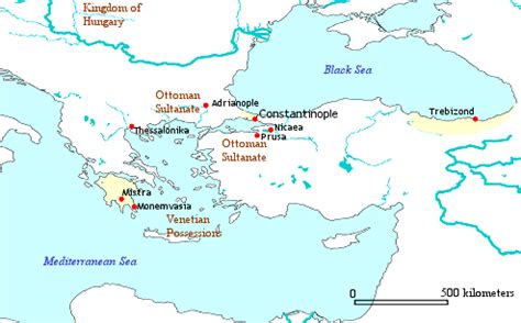 1453 Osmanlı Haritası