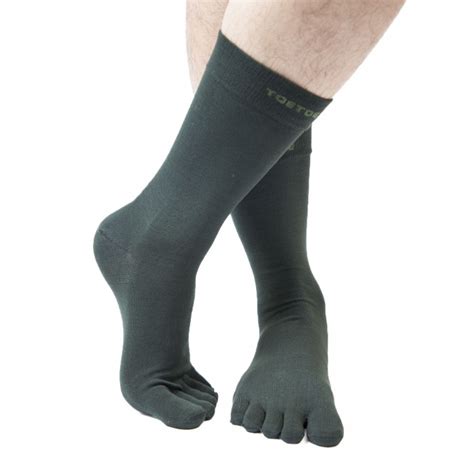 Toetoe® Socks Men Plain Toe Socks Green Unisize