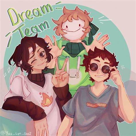 Dream Fanart Minecraft Cute Haruu 🍒 On Twitter My Dream Team Team