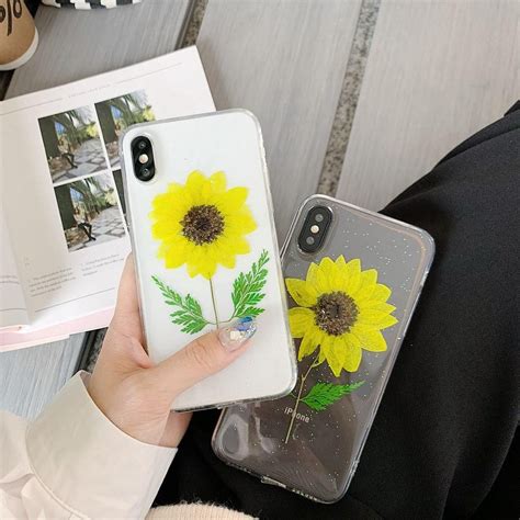 We've applied our impact protection on this delicate design to make it the strongest iphone x case. Real Daisy Dried Flower iPhone Case Transparent Phone ...