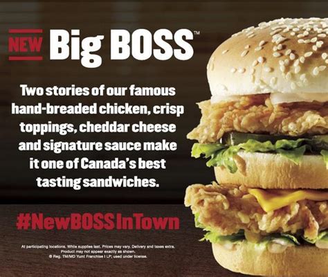 Burger Lad® On Twitter Kfc Canada Launches Big Mac Style Big Boss