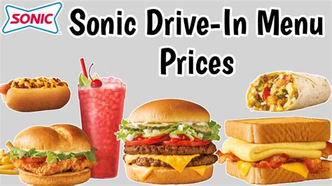 Sonic Drive In Menu With Prices 2024 Usa Updated