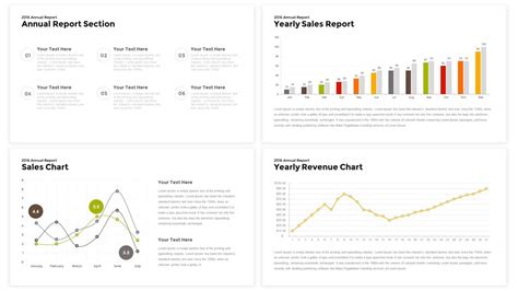 Annual Report Powerpoint Template For Presentations Slidebazaar