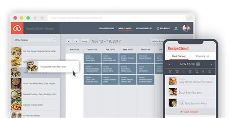 Best Meal Planning App Meal Planning App Recipe Cloud App