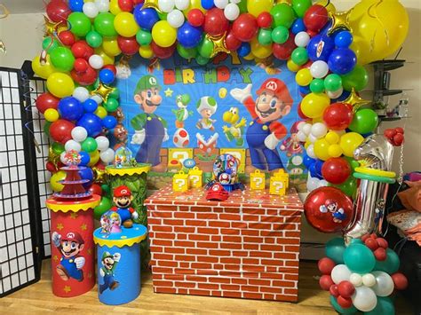 Mario Bross Decoración Mario Bross Decoracion Fiesta De Mario Bros