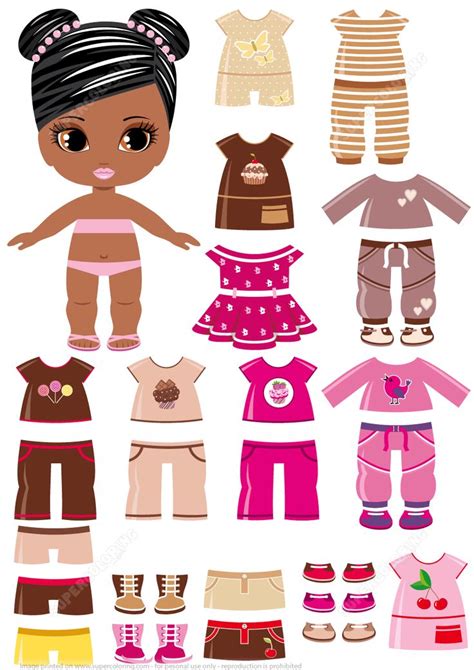 Printable Paper Doll Template