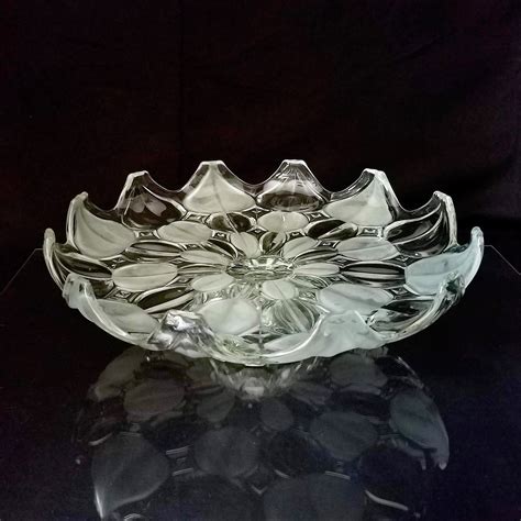 Pedestal Cake Plate Crystal Pastry Plate Or Cake Plate With Frosted