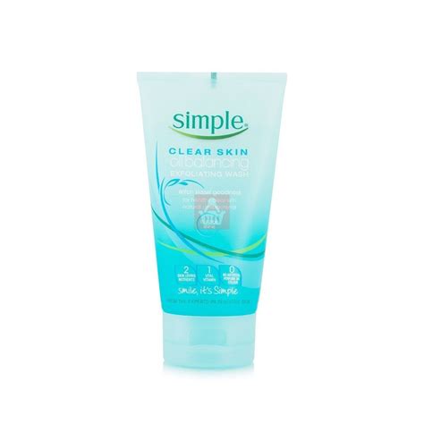 Simple Clear Skin Oil Balancing Exfoliating Wash 150ml