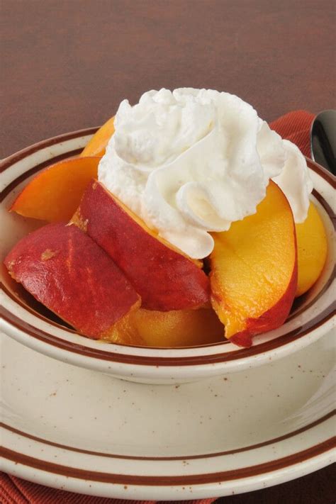 Peaches N Cream This Simple Dessert Is A Classic For A Reason Just