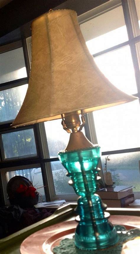 30 Creative Ideas Using Vintage Glass Insulators Insulator Lights