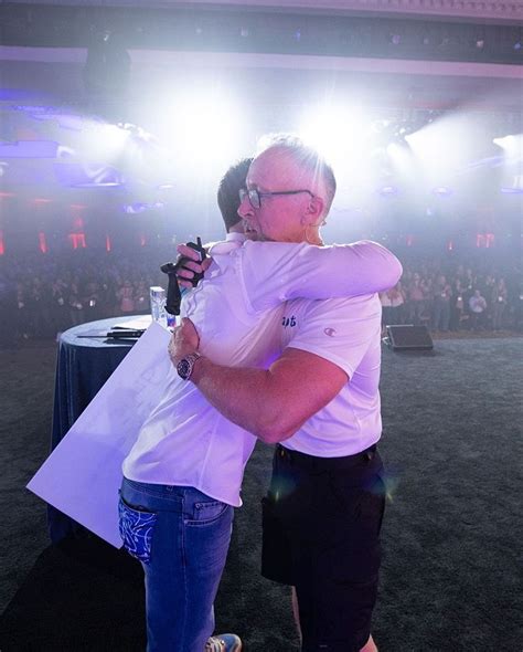 Flashback To Jim And I On Stage After He Crushed His Presentation At