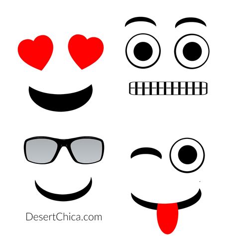 Free Printable Emoji Faces Printable Templates