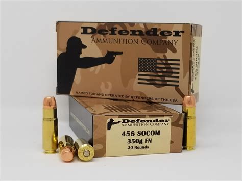 Defender 127x42mm 50 Beowulf Ammunition Def50bwhp 350 Grain Hollow