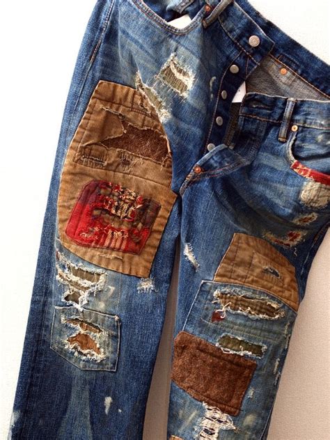 Patches It S Just Holes And Jeans And Filling Them Up With Fabric