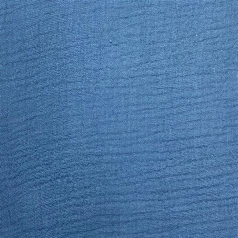 Oxford Blue Double Gauze Fabric Sew Me Something