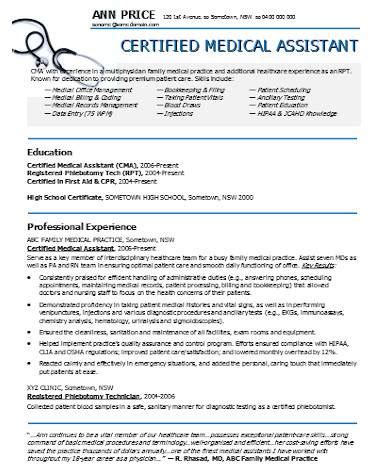 Recruiting, interviewing and completion of training associates. FREE 8+ Sample Medical Assistant Resume Templates in PDF | MS Word