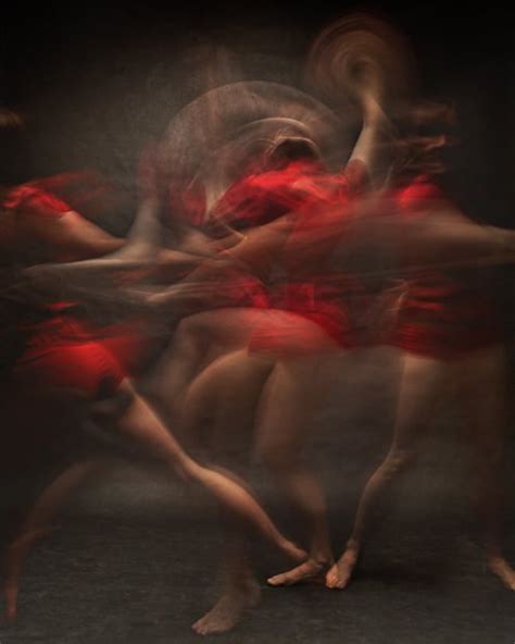 Blurred Long Exposure Portraits Showing Dancers In Motion