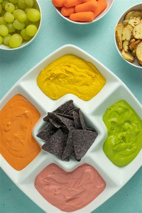 Easy Rainbow Hummus In 20 Minutes Simple Vegan Recipes