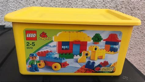 Lego Duplo Large Box Tub With Lid Limited Edition Storage 5572 With