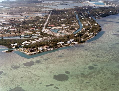 Florida keys dive center, tavernier, florida. MM00034215x | An aerial of Sawyer Drive on Cudjoe Key ...