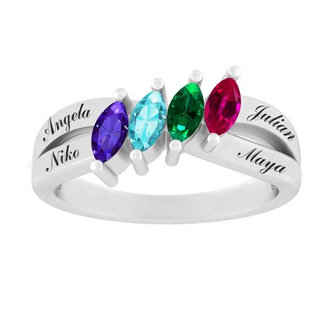 Jared The Galleria Of Jewelryjared Birthstone Mothers Ring Dailymail