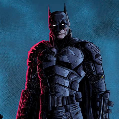 1080x1080 New Batman Illustration 2020 1080x1080 Resolution Wallpaper