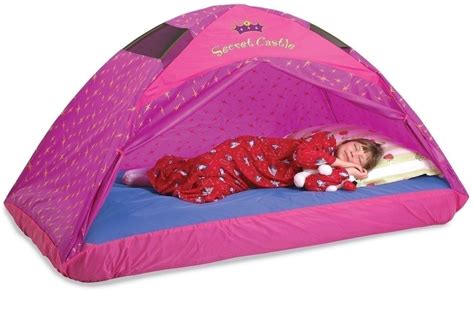 Girls Bed Tent Twin Full Pink Purple Star Moon Castle Dome Canopy Play House Bedroom Playroom