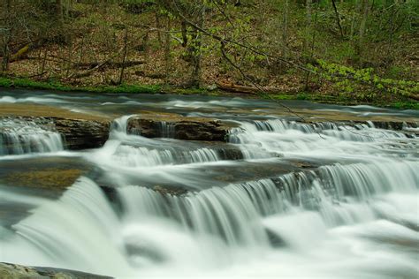 Camp Creek Waterfalls Spring Waterfalls Free Nature Pictures By