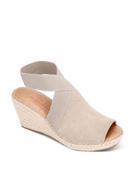 Gentle Souls By Kenneth Cole Womens Colleen Espadrille Wedge Sandals
