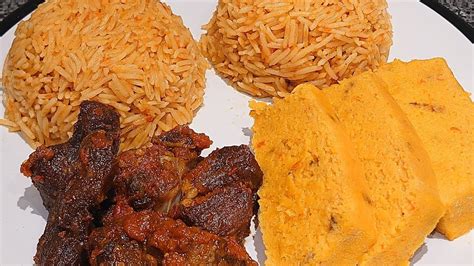 Stress Free Nigerian Party Combo Jollof Rice Moi Moi With Peppered