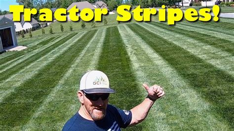 Ventrac Finish Mower Sick Lawn Stripes Youtube