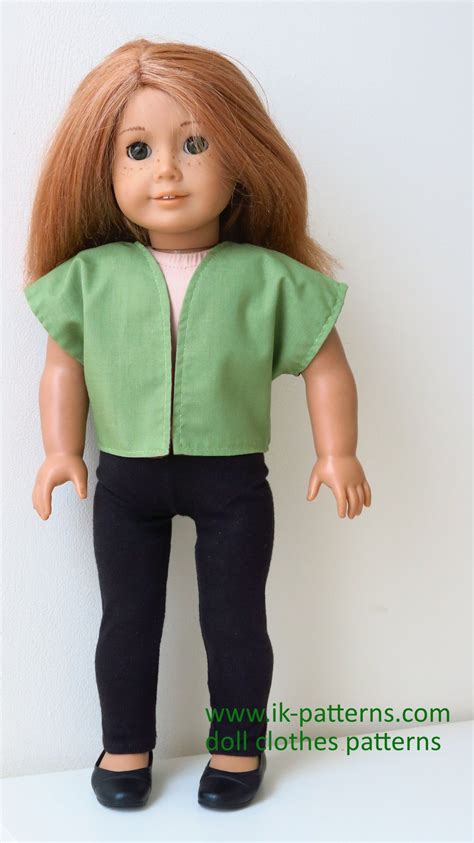Free Pattern For Reversible Jacket American Girl Doll Clothes 18