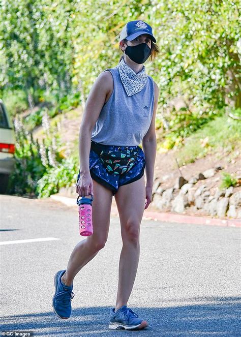 Alison Brie Highlights Her Toned Legs In Shorts With A Sleeveless Shirt