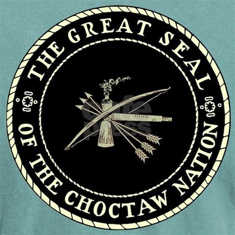 Choctaw Seal Mens Comfort Colors T Shirt Choctaw Seal T Shirt By