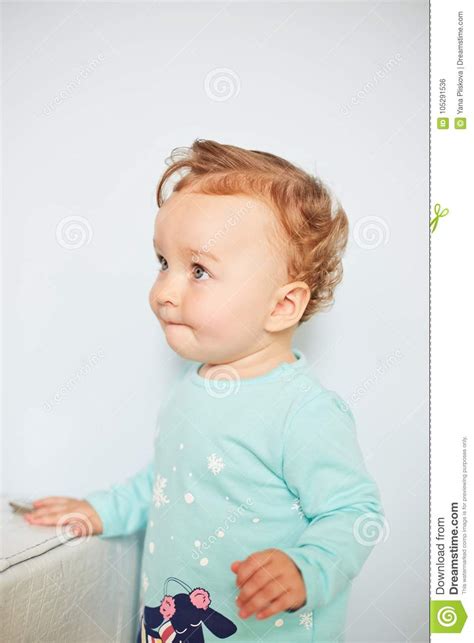 Portrait Of A Little Baby Emotions Stock Photo Image Of Innocent