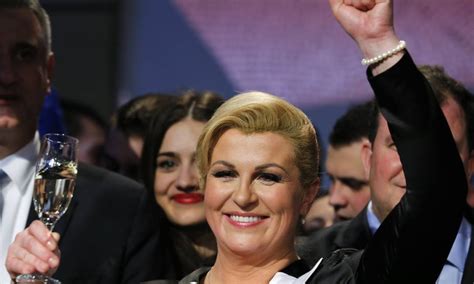 Kolinda Grabar Kitarovic A Primeira Mulher A Ser Presidente Da