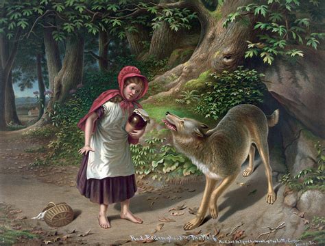 Little Red Riding Hood Painting By Granger Pixels