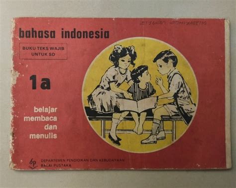 Jual Buku Pelajaran Jadul Bahasa Indonesia Belajar Membaca Dan