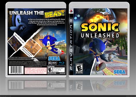 Sonic Unleashed Playstation 3 Box Art Cover By Brettska99