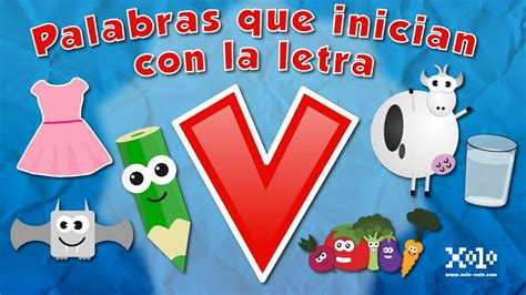 Palabras Que Inician Con La Letra V En Español Para Niños