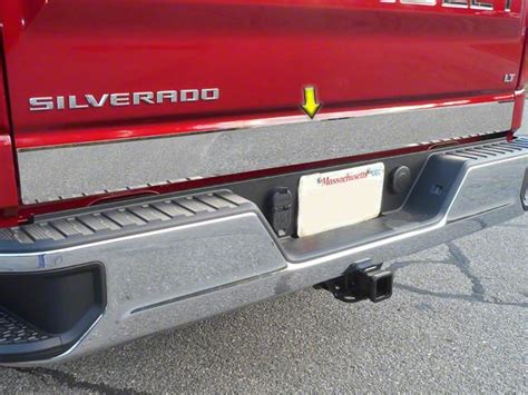 Silverado 1500 Tailgate Accent Trim Stainless Steel 19 24 Silverado