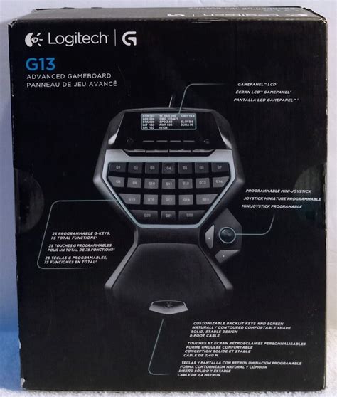 Logitech G13 Advanced Gameboard Keypad Programmable Joystick Lcd