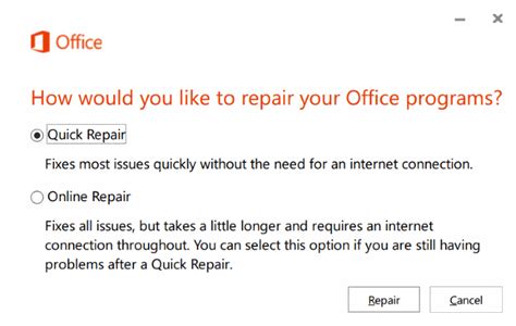 🥇cómo Reparar La Instalación De Office 365 En Windows 10