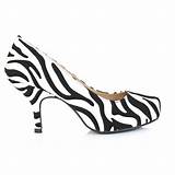 Low Heel Zebra Print Shoes Images