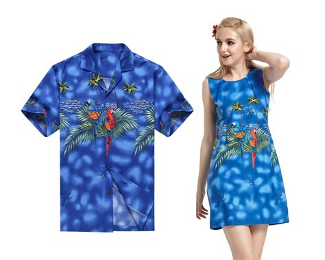 Couple Matching Made In Hawaii Men Shirt And Women Tank Dresses In