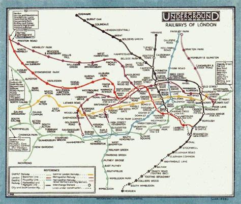 Diagram The London Underground Map Diagrammatic History Mydiagram