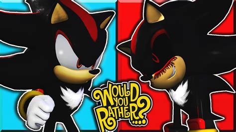Shadowexe And Shadow Play Would You Rather Youtube
