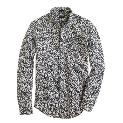 ✔ livraison et retour gratuits* ✔ choix parmi plus de 100 000 articles de mode. J.crew Slim Indigo Floral Print Shirt in Blue for Men ...