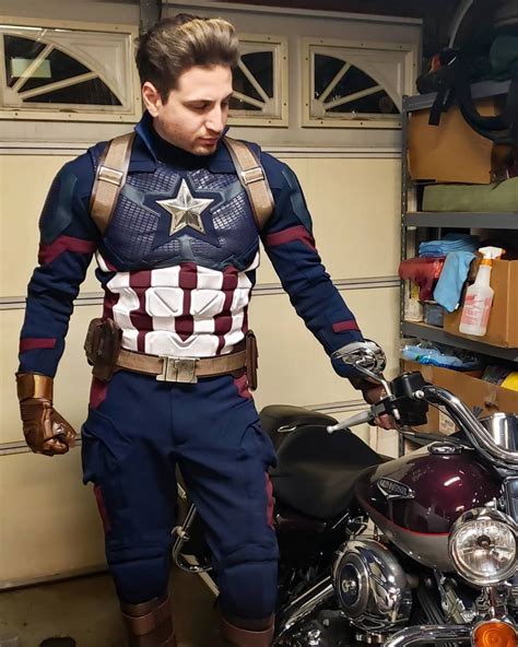 Steve Rogerscaptain America Endgame Cosplay Captain America Halloween
