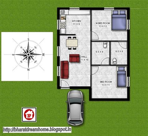 Check spelling or type a new query. 2 bedroom floorplan,800 sq.ft,north facing | 2bhk house plan, 800 sq ft house, 20x30 house plans